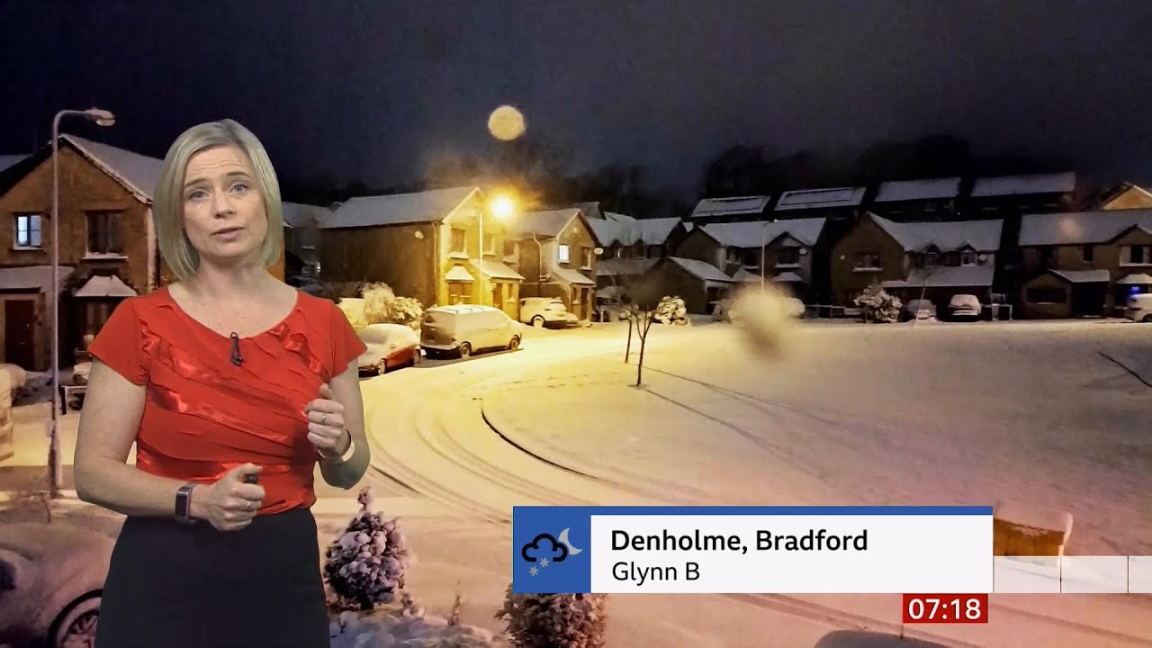 Weather images of the morning Boxing Day (and a White Christmas)  (UK) - BBC weather - 26 Dec. 2021