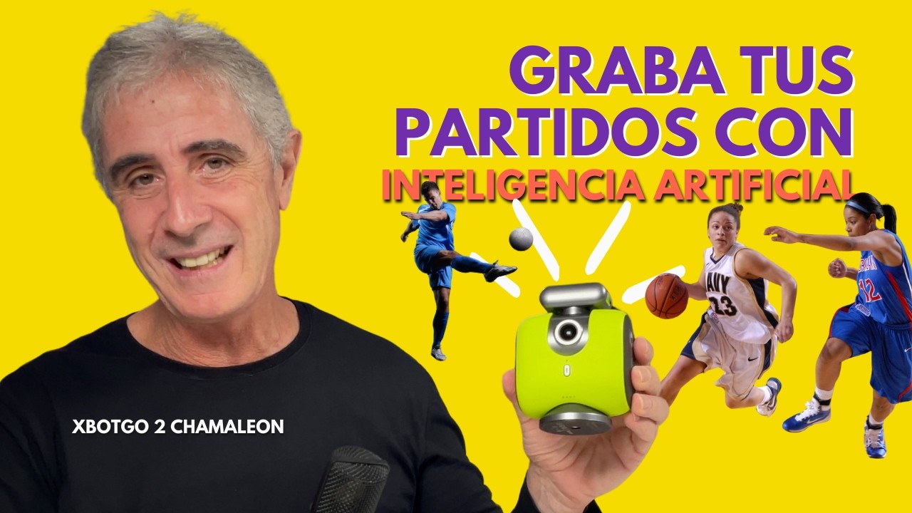 XbotGo 2 Chamaleon 🌟 Graba vídeos deportivos con Inteligencia Artificial 🤖 