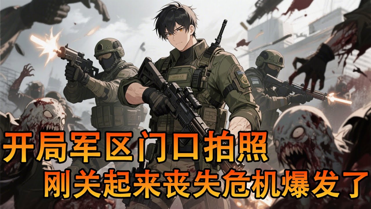 是個人都知道軍區門口禁止拍，三年起步最高死刑，但你卻因為知道不久之後爆發世界災難，說什麼也要進入軍區#小说 #動漫 #热血 #冒险