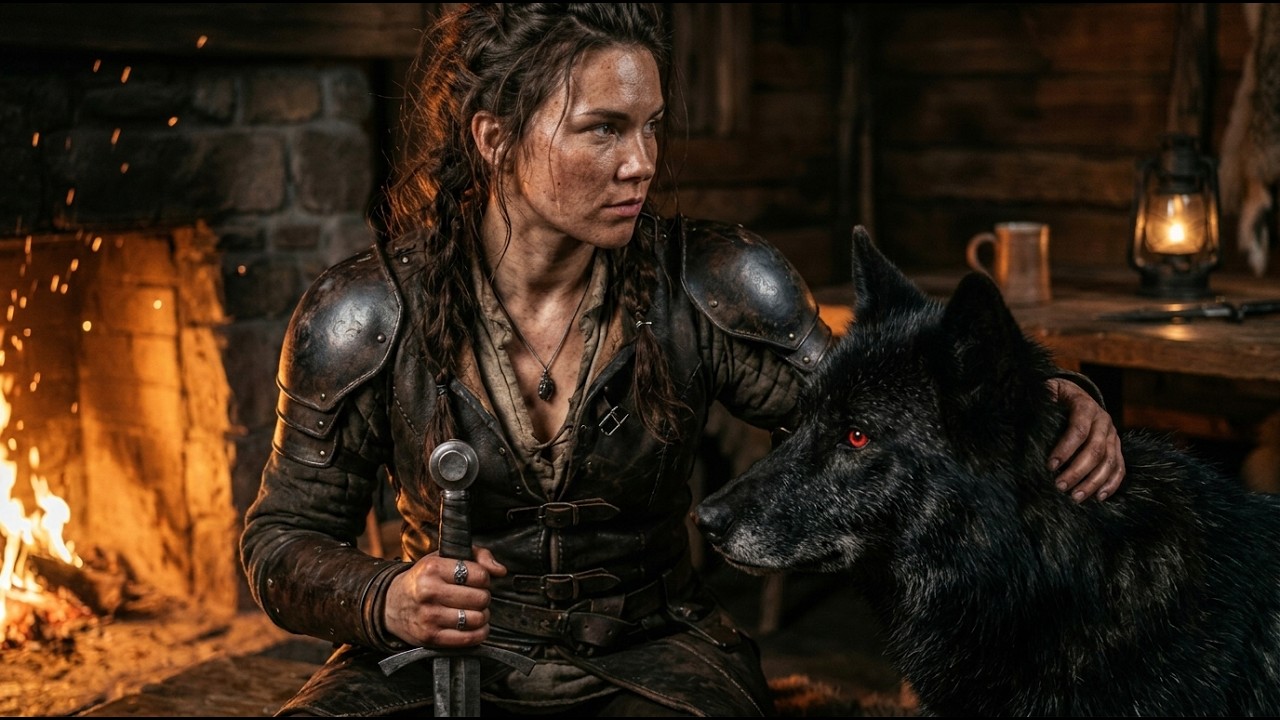 Medieval Dark Fantasy Ambience | Warrior and Wolf Journey | Relaxing Cinematic Music