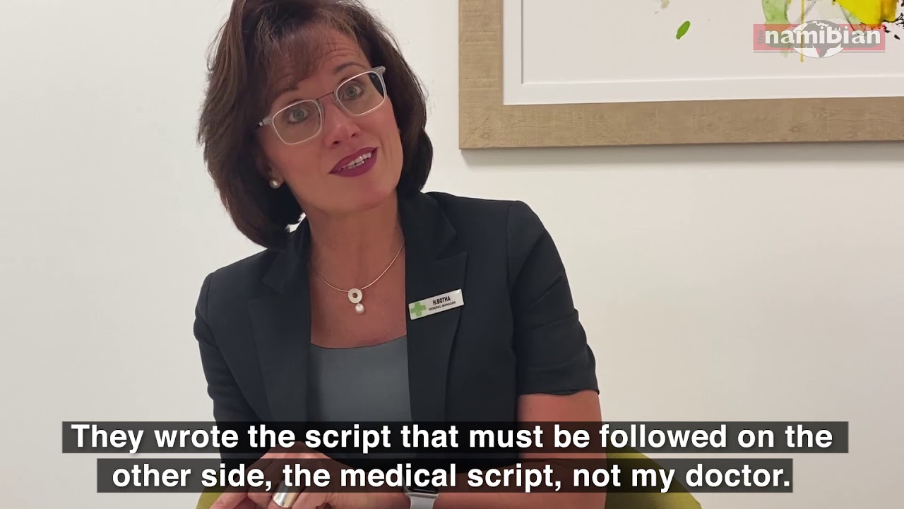 Lady Pohamba Private Hospital  general manager Hannelie Botha explains allegations