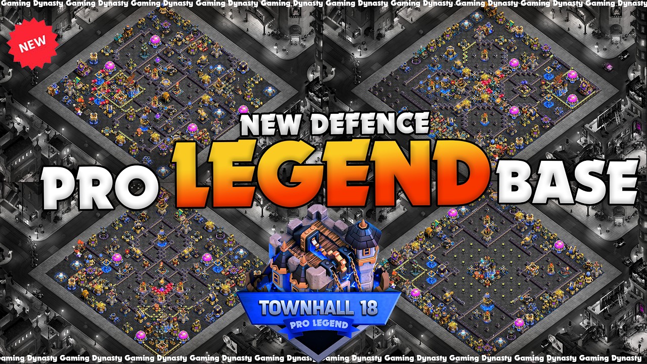 TH18 BEST BASE LINKS | NEW TH18 LEGEND & CWL BASE LAYOUTS IN CLASH OF CLANS