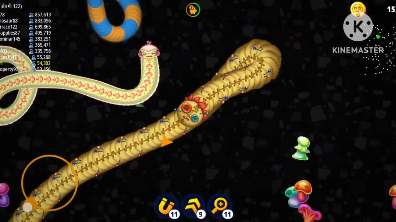 Today I play WormsZone.io 1,600,000+ Score Epic Worms Zone Best Gameplay! #70172 