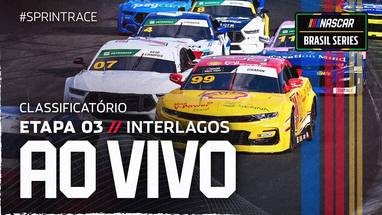 AO VIVO CLASSIFICATÓRIOS E DESAFIO SPRINT RACE - ETAPA INTERLAGOS - NASCAR BRASIL SERIES 2025