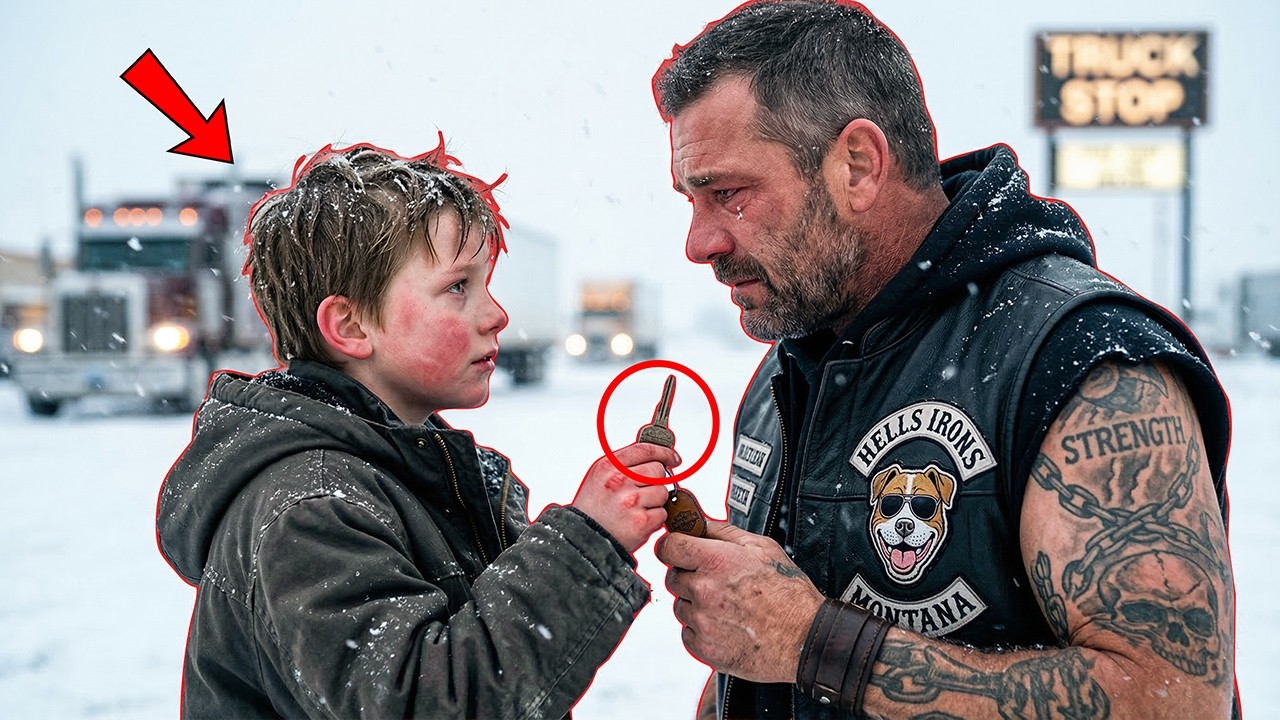 Little Boy Sells Father's Harley for Mom's Medicine. Hours Later, 200 Hells Angels Change His Life!
