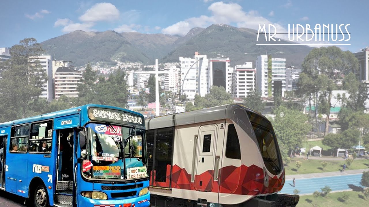 Parque La Carolina (Movimiento de buses y trenes)