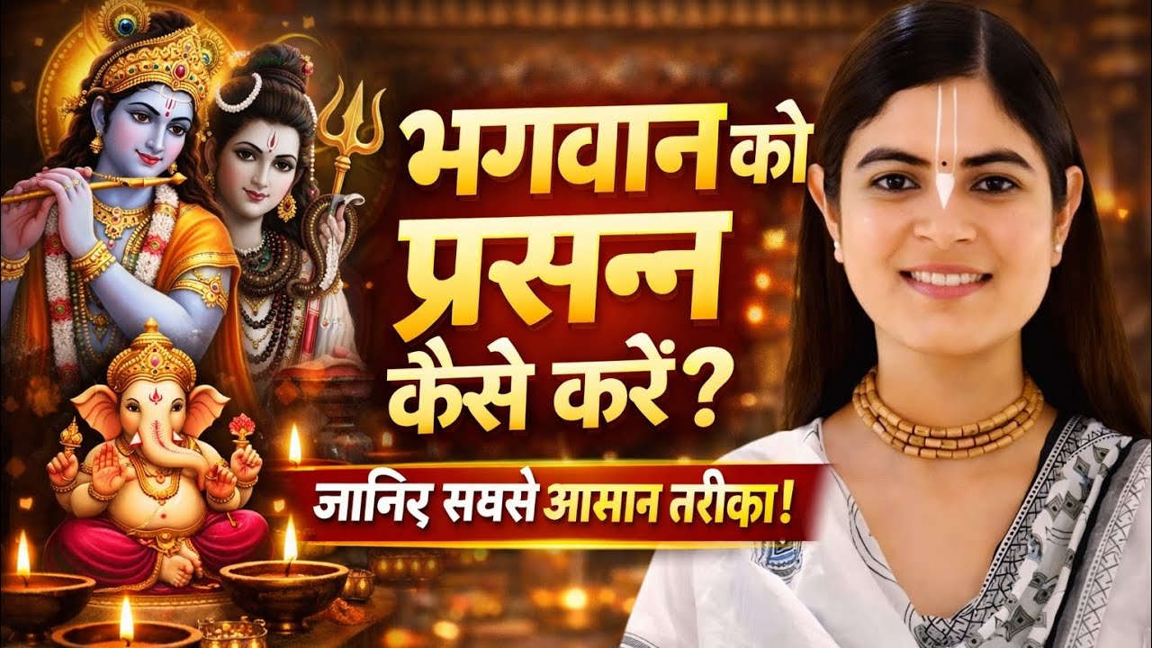 भगवान को प्रसन्न कैसे करें ?😱 जानिए सबसे सरल उपाय !!