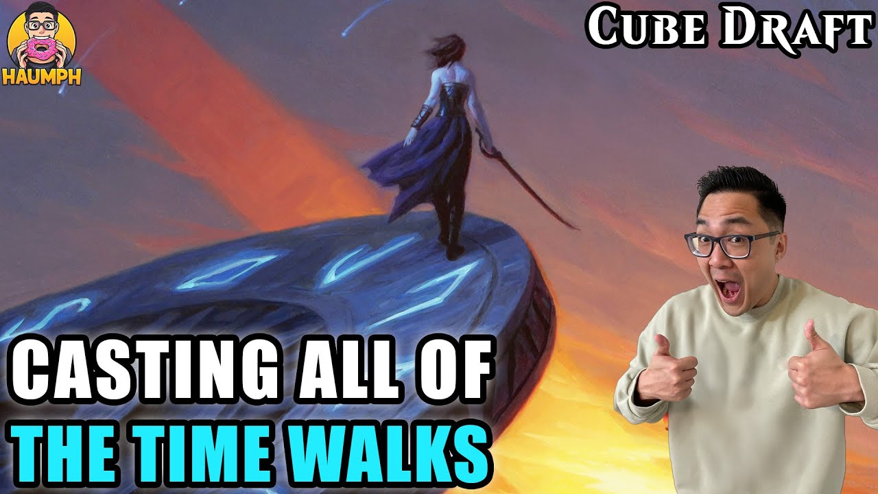 Casting All Of The Time Walks | Powered Cube Draft | MTG Arena