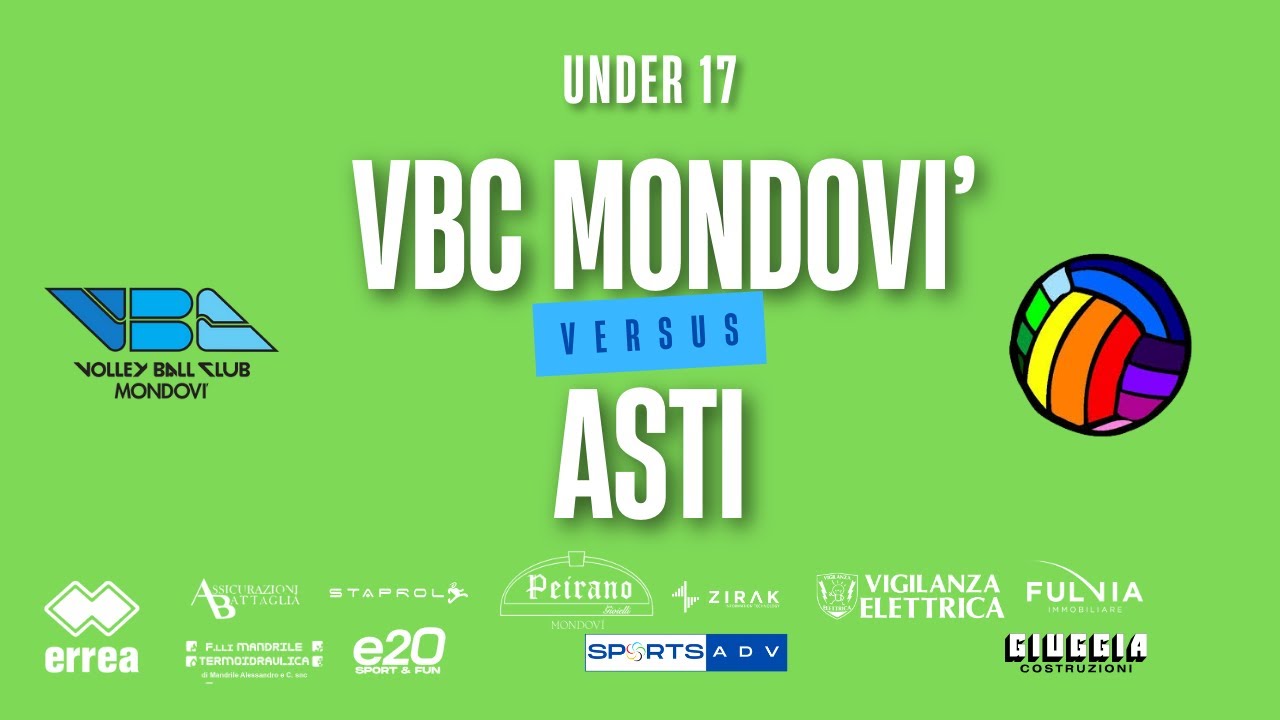 UNDER 17 VBC MONDOVI vs ASTI