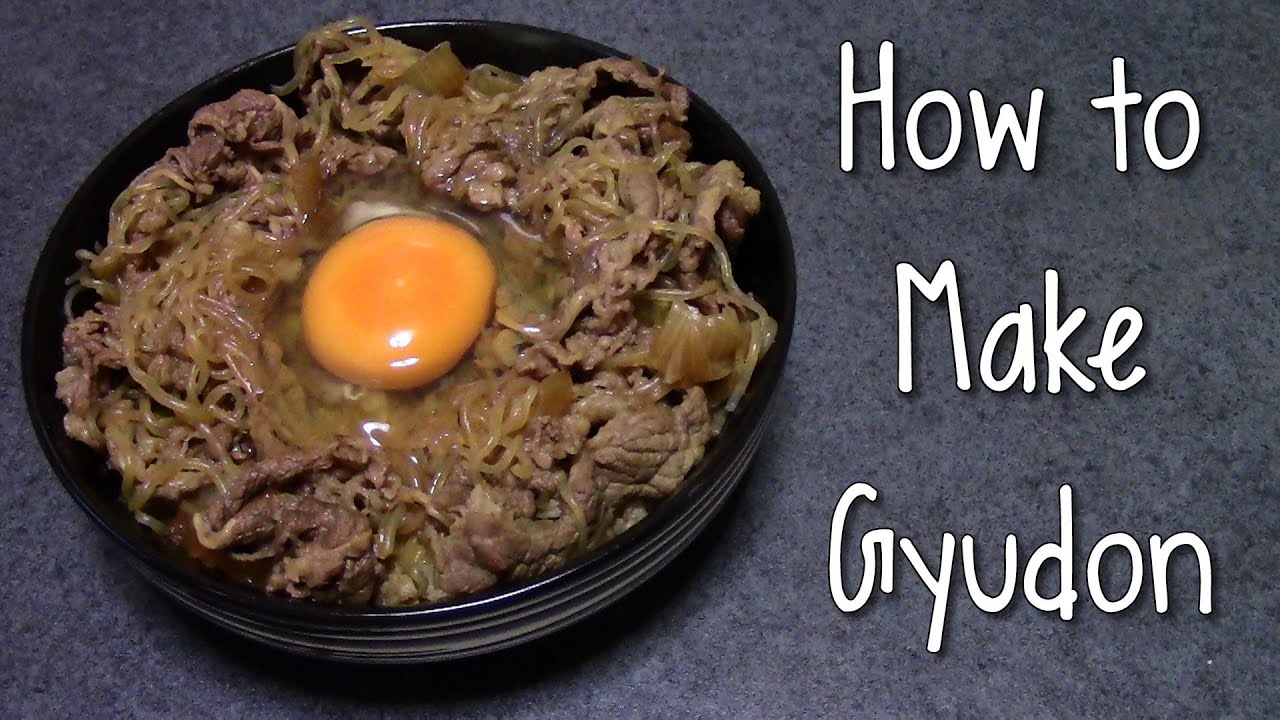 How to Make Gyudon☆美味しい牛丼
