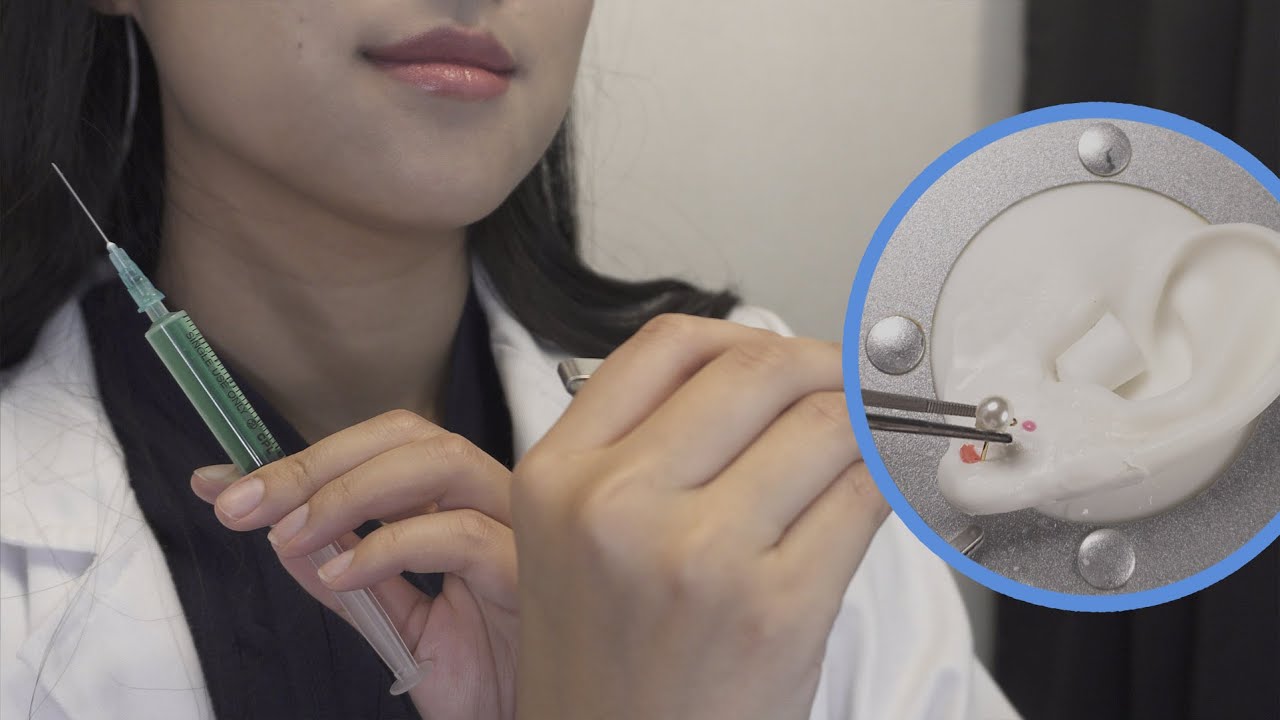 ASMR 잘못 낀 귀걸이 빼내기 Taking out the wrong earring [한국어/KOREAN]
