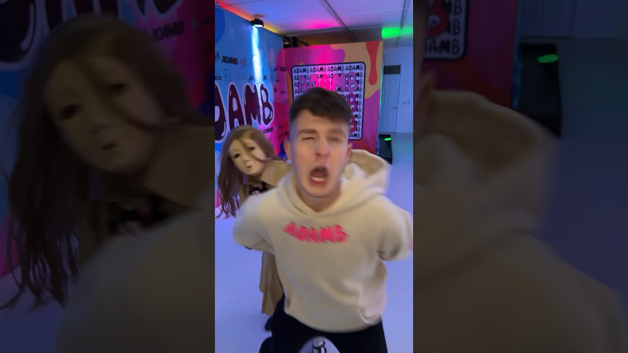 M3GAN caught me!! 😱🦾 #shorts