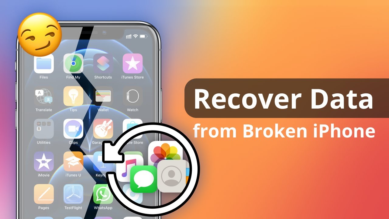 [3 способа] Как восстановить данные со сломанного iPhone с резервной копией или без нее
