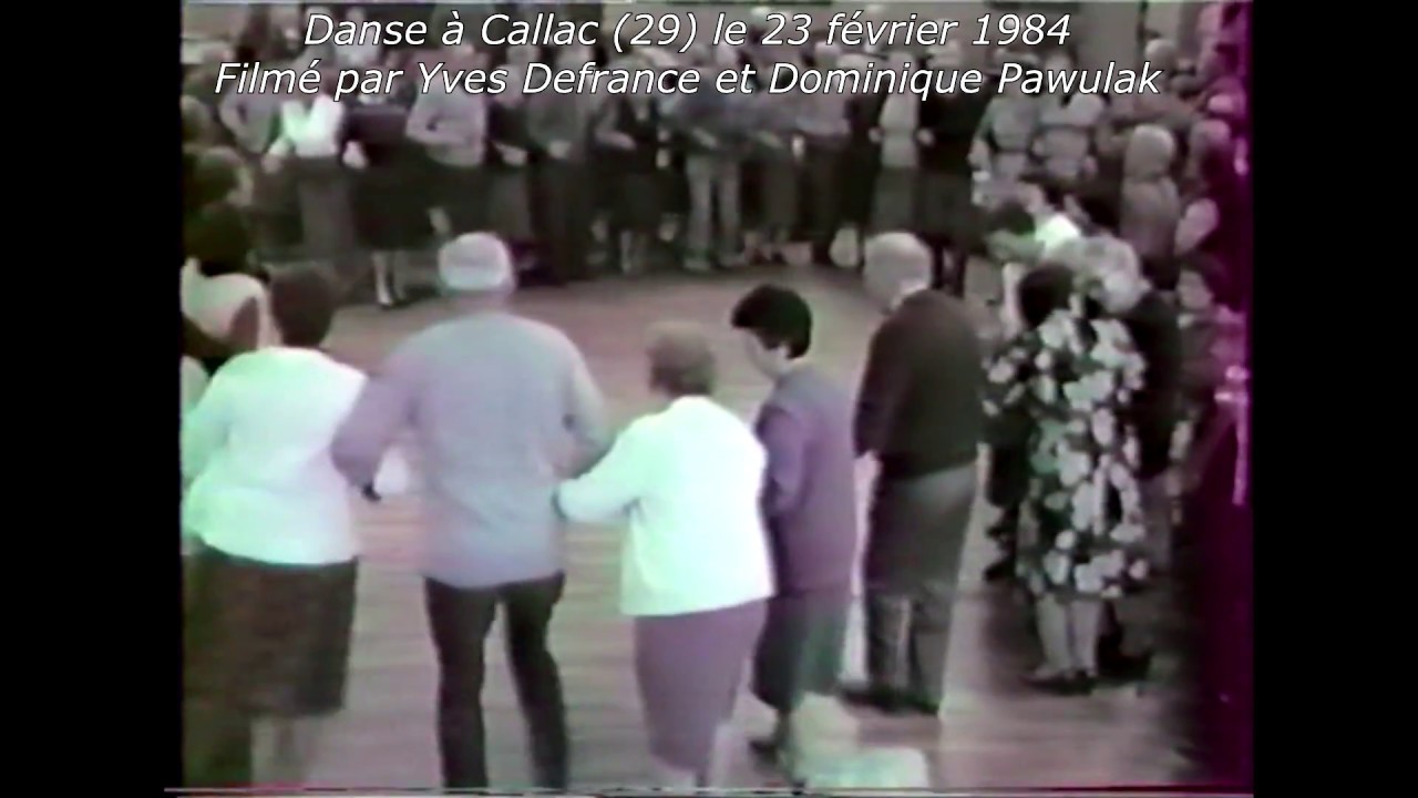 DANSE BRETONNE en 1984 (6/13) : Dañs plin filmée à Callac par Yves Defrance et Dominique Pawulak