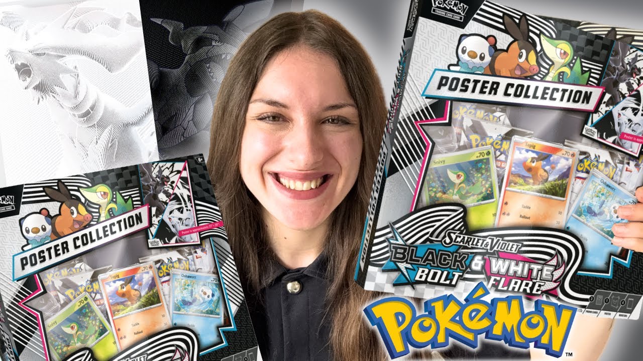 Die Pokémon Schwarz & Weiß Poster-Kollektion im TEST - haben wir Glück beim Öffnen? 🔥⚡️