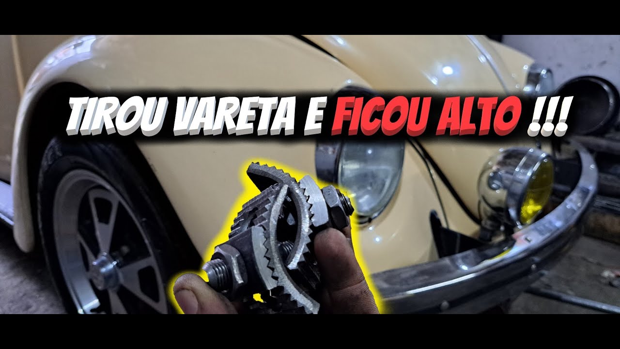 TIROU FEIXE DE MOLA DO FUSCA E NÃO REBAIXOU | FUSCA DO ADRIANO | INSTALAR PAR DE CATRACAS | BRUTUS79