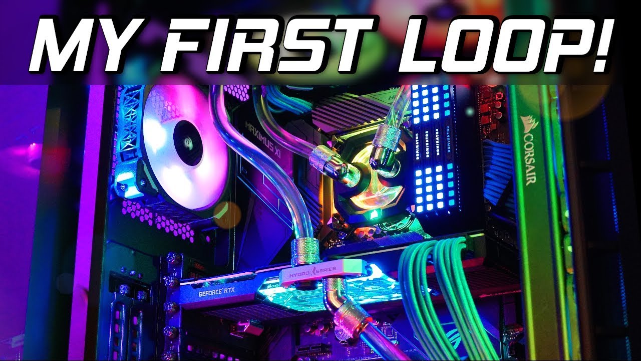 My FIRST EVER Water Cooled Gaming PC! (Corsair Hydro X Custom Loop)