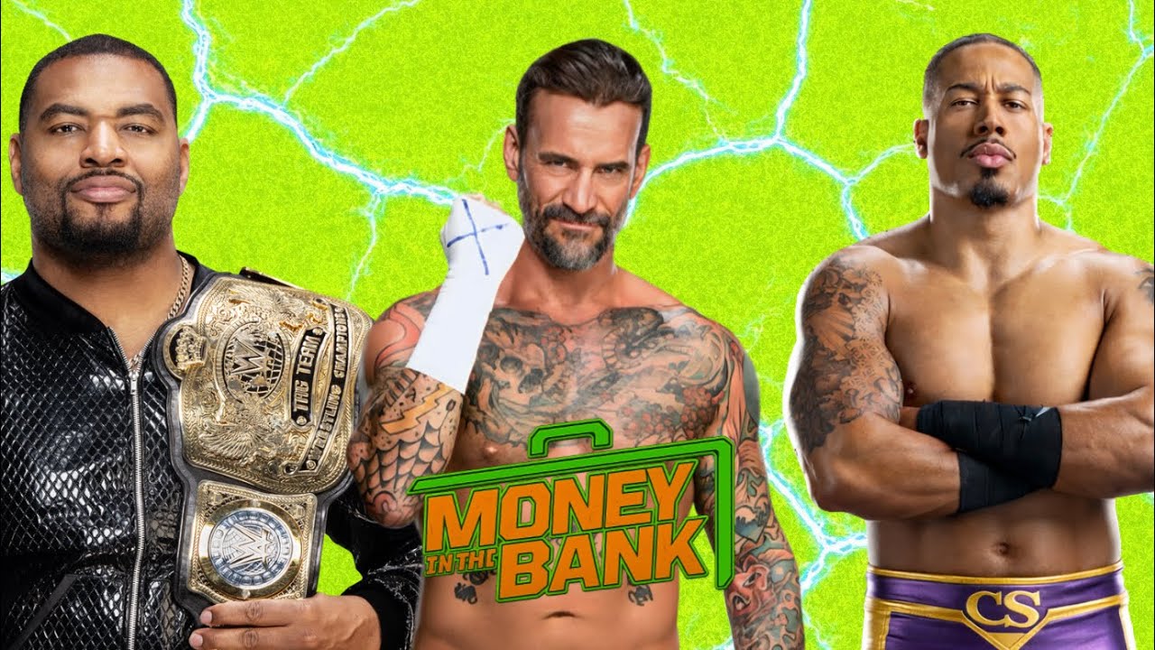 CM Punk Vs Carmelo Hayes Vs Angelo Dawkins [Money In The Bank Qualifier] - WWE 2K25