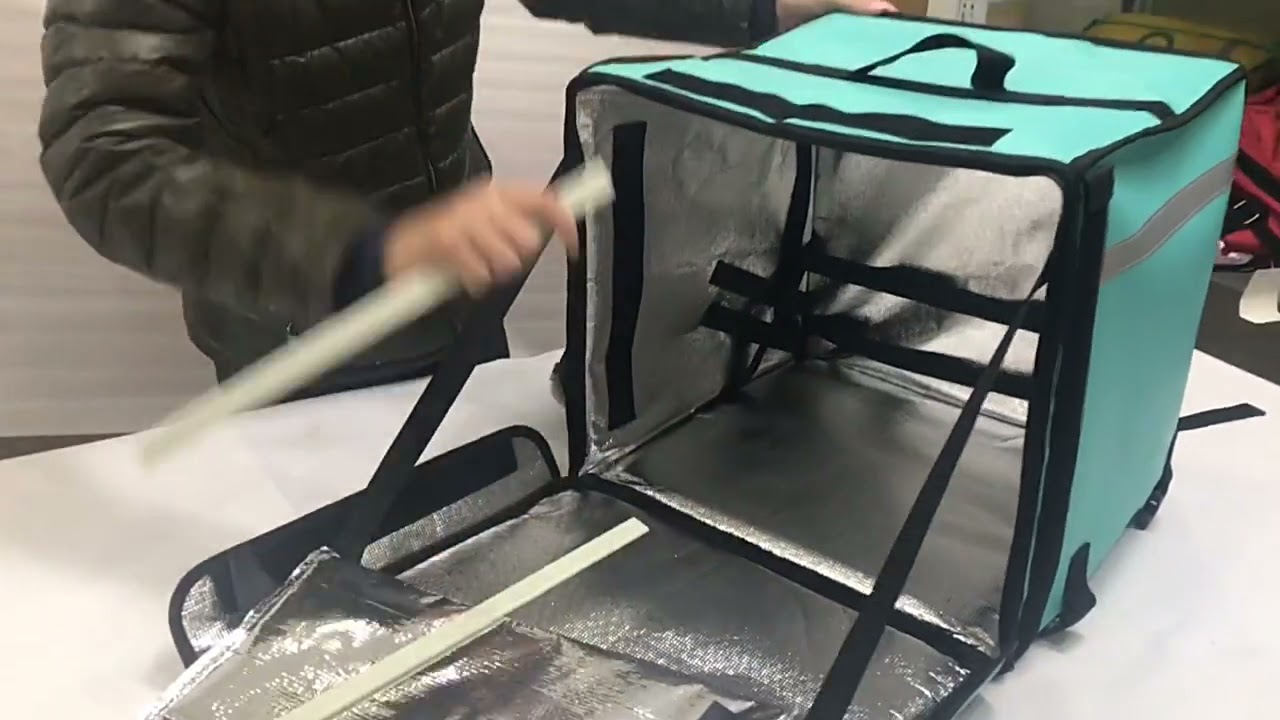 quick set up you ICEMI food delivery bag for  cycling uber eats