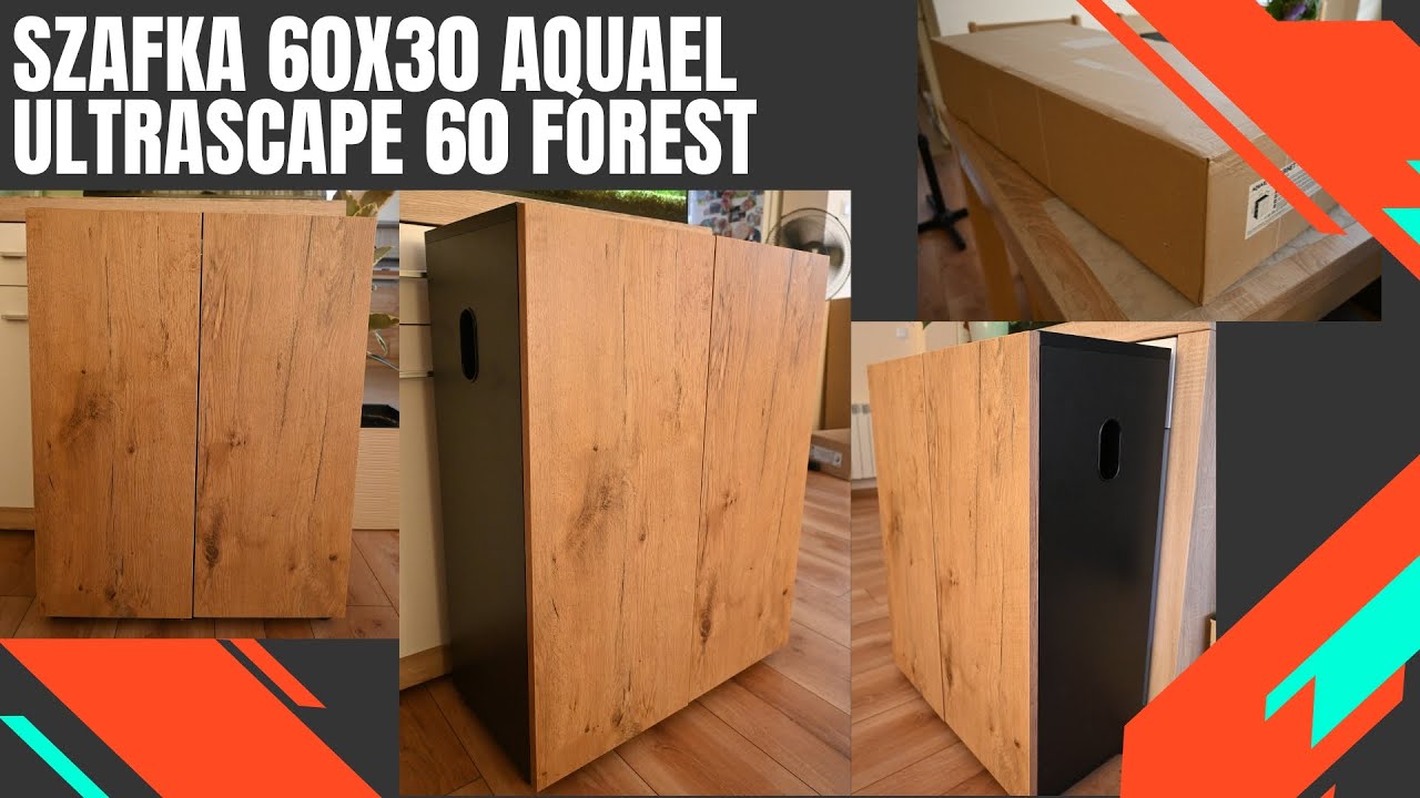 [Technika]Szafka - montaż [Aquael Ultrascape 60 FOREST][4K]