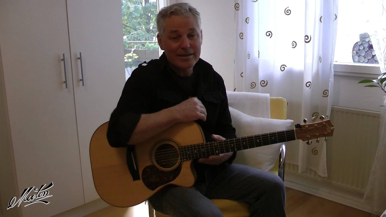 Michael Fix introducing his Maton signature model