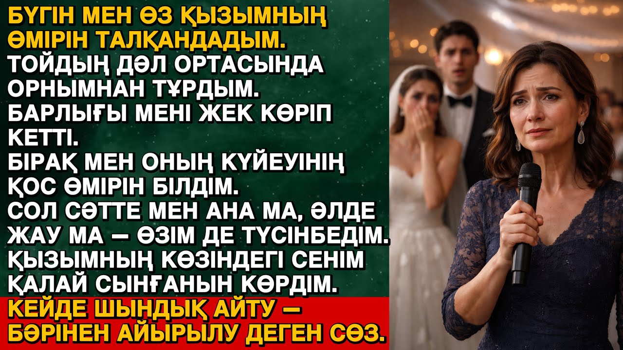 “Егер қарсы адам болса, қазір айтсын…” — Мен орнымнан тұрдым