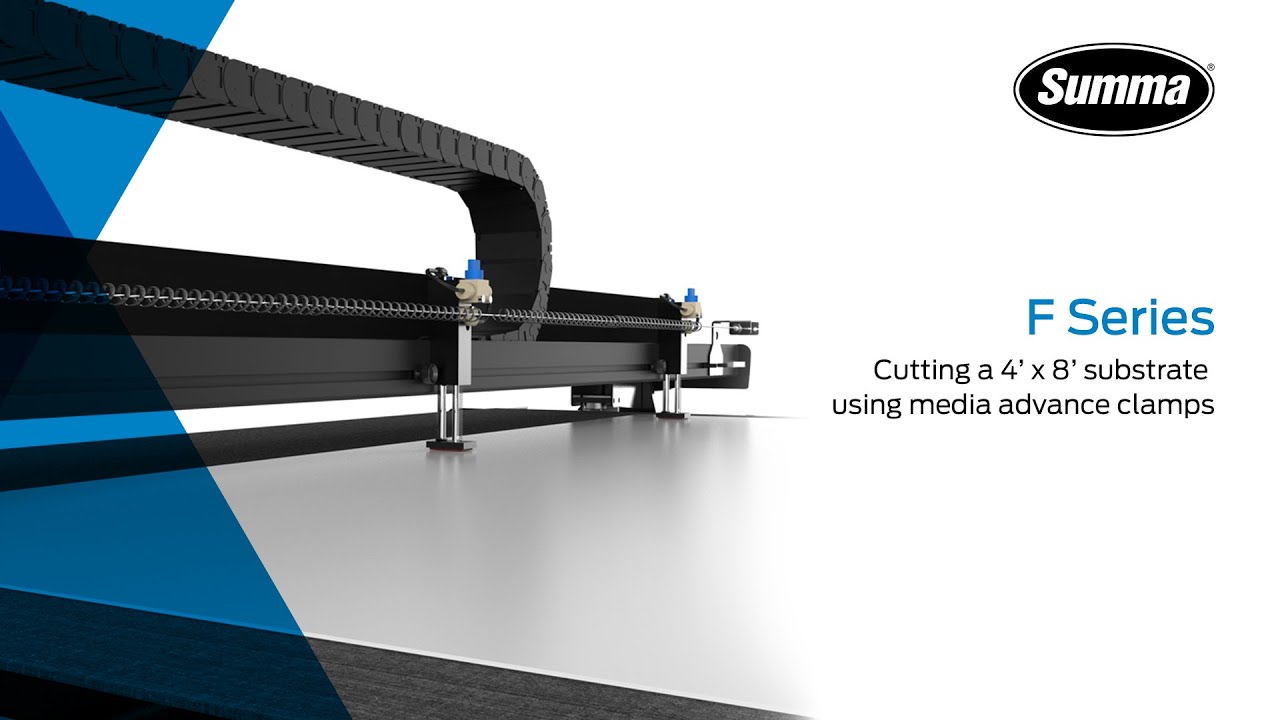 Summa F Series - Cutting 4' x 8' substrate on the F1612