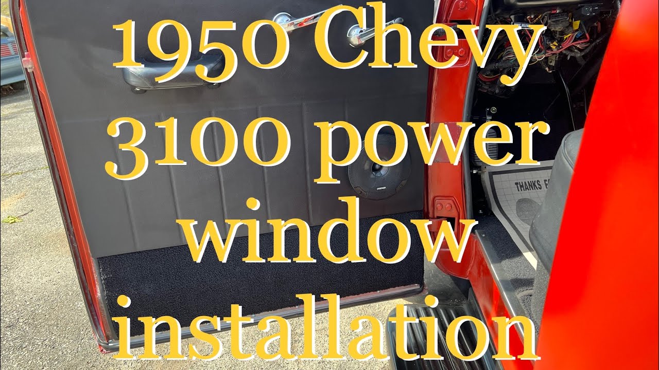 1950 Chevy 3100 Power Windows Part - 1