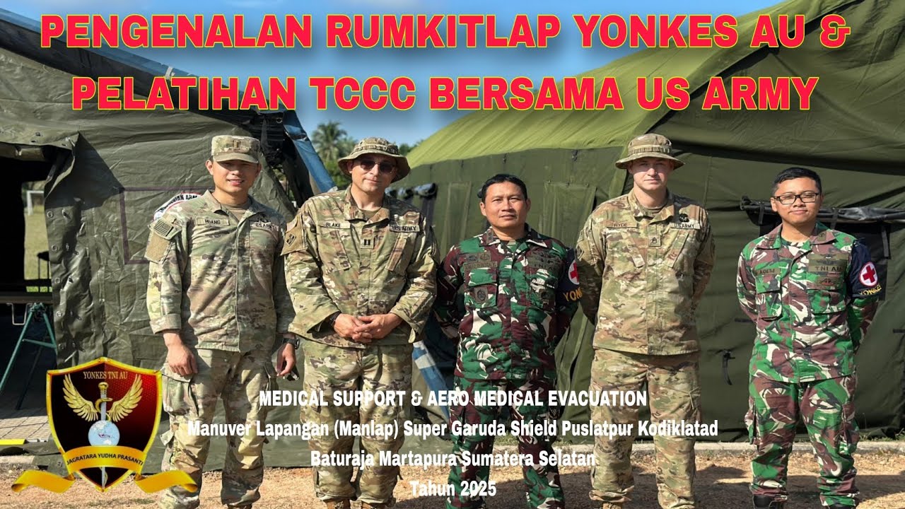 Pengenalan Rumkitlap Yonkes AU & Latihan TCCC Bersama US Army 