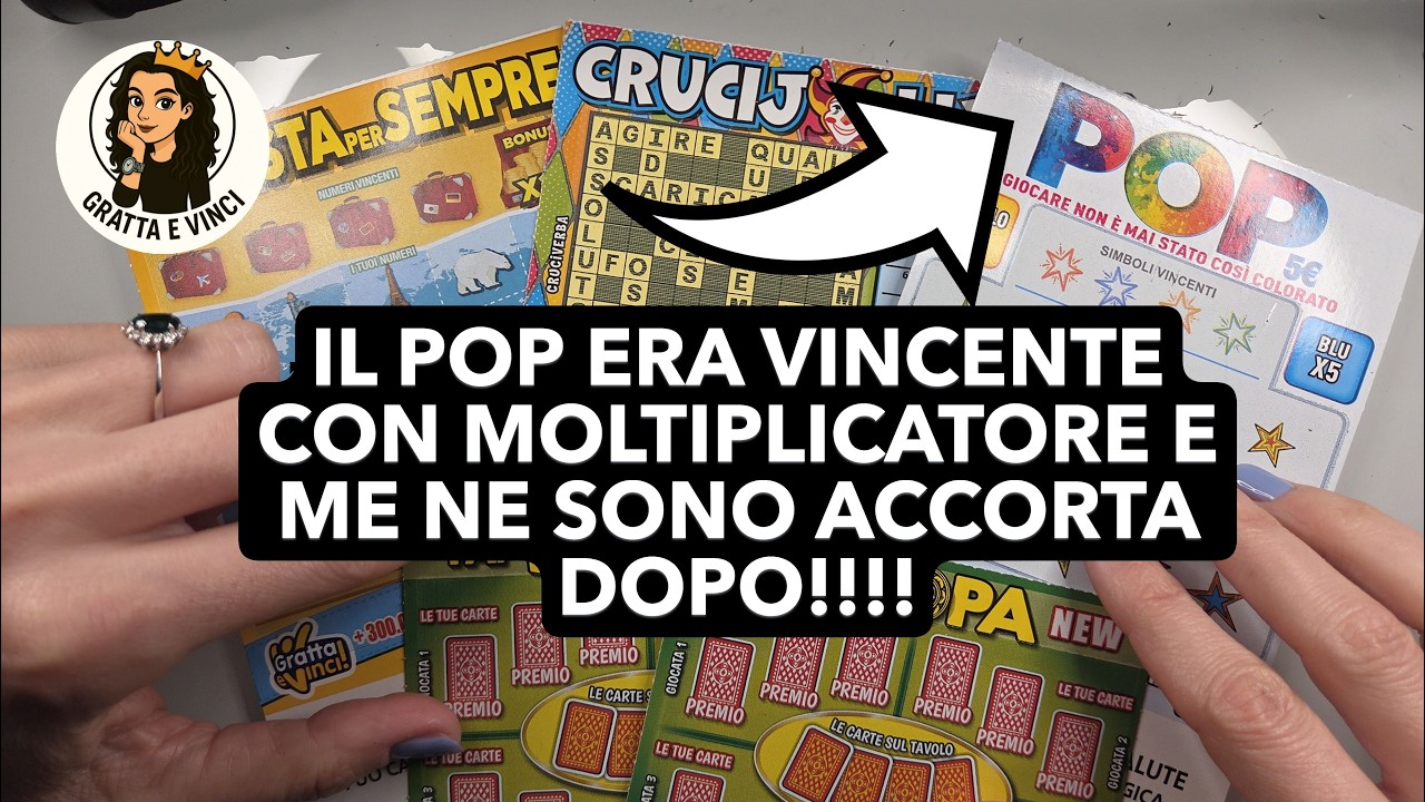 💥AVEVO VINTO COL gratta e vinci POP! 😅😅 🤩 #grattaevincidelgiorno #lottery