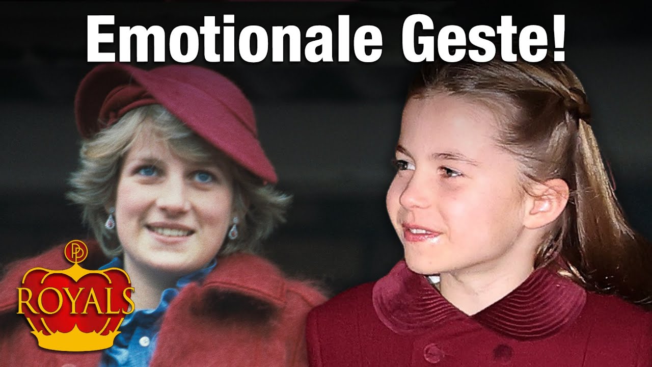 Prinzessin Charlotte an Granny Diana: DIESE Geste bricht einem das Herz • PROMIPOOL