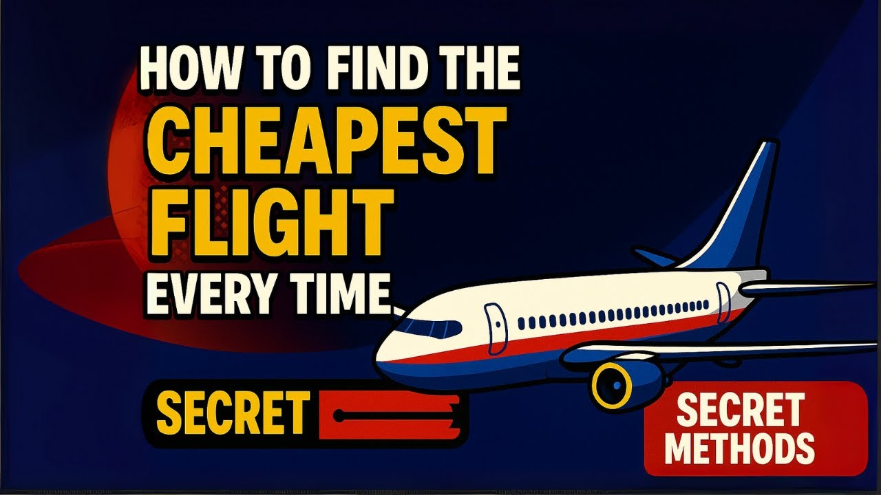 How To Find The Cheapest Flight  Every Time (Secret Methods)
