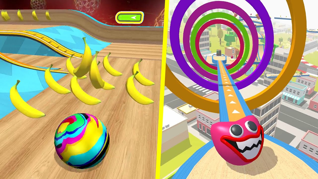 Going Balls Vs Action Balls All Levels Gameplay Android iOS #66