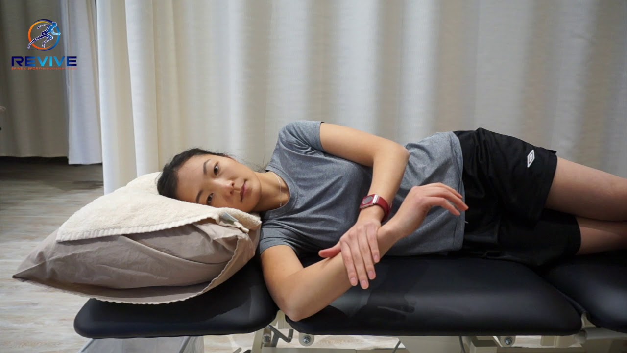 Posterior Capsule Stretch of the Shoulder (Sleeper Stretch)