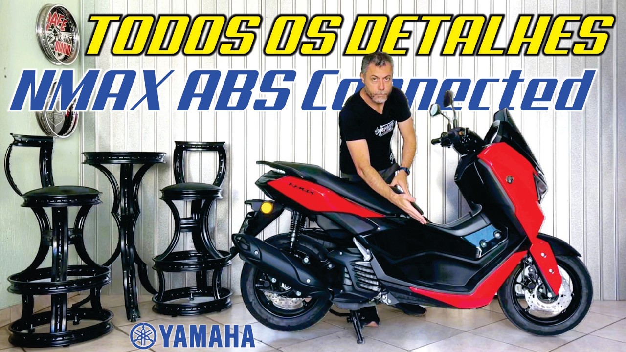 Todos os Detalhes da Nova Yamaha NMax ABS Connected #yamaha #nmax #topspeed