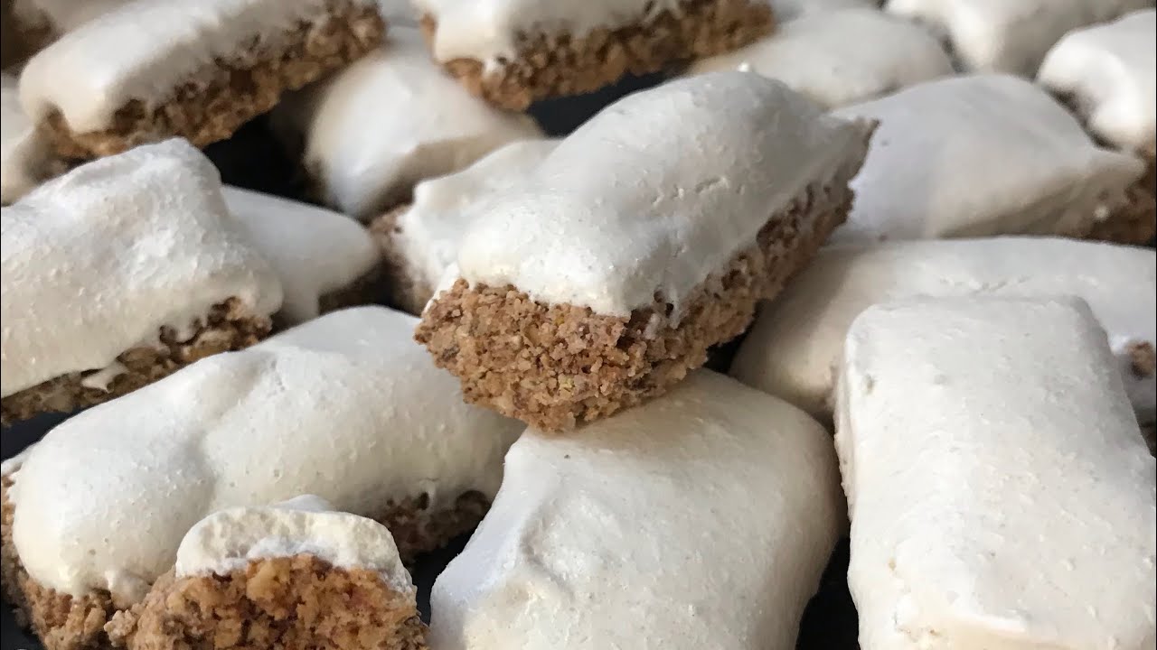 TORRONCINI ABRUZZESI/BISCOTTI ALLE MANDORLE E GLASSA DI MERINGA/FRAGRANTI E PROFUMATI /GLUTEN FREE