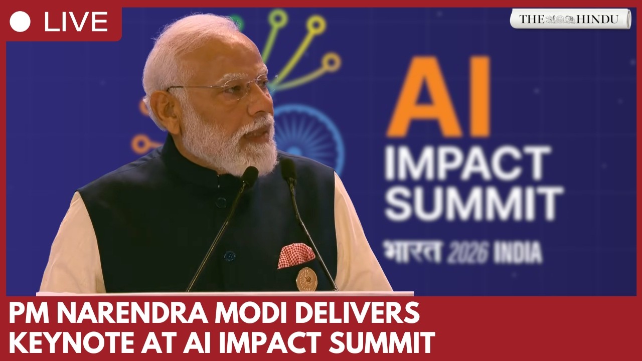 PM Modi delivers remarks at AI Impact Summit 2026 opening in New Delhi