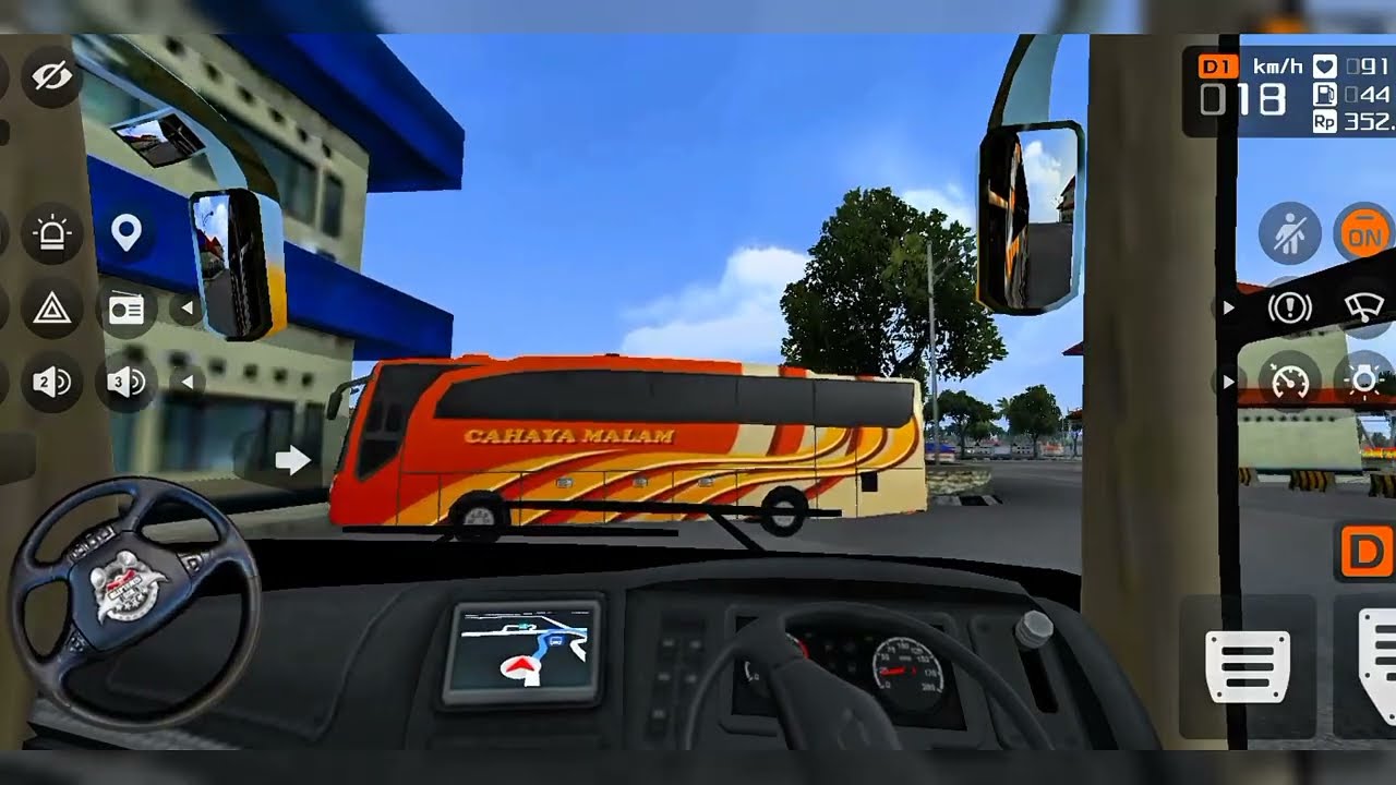 Realistic Passenger Loading & Night Drive 🌙 | Bus Simulator Indonesia (BUSSID) Ultra Graphics