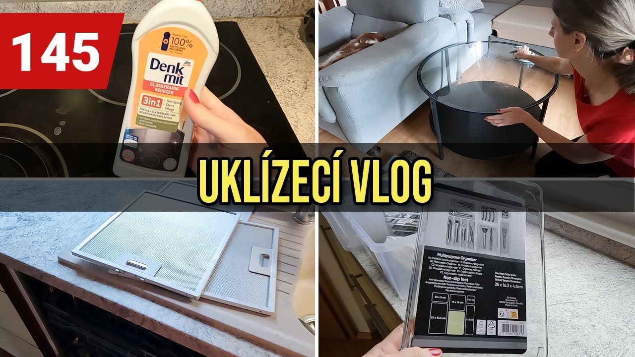 UKLÍZECÍ VLOG | Organizéry z Actionu a rychlý úklid kuchyně