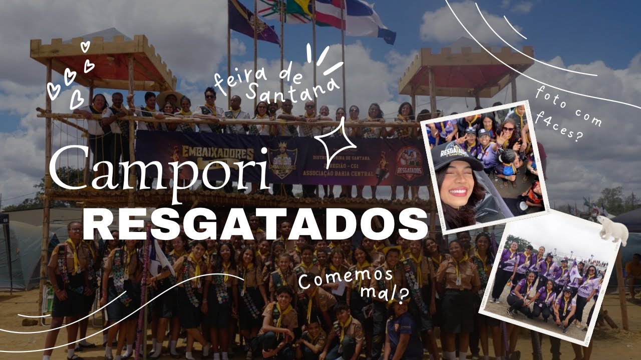 CAMPORI RESGATADOS ULB 2024 #desbravadores #ulb #vlogs •LuzcamêraDuda