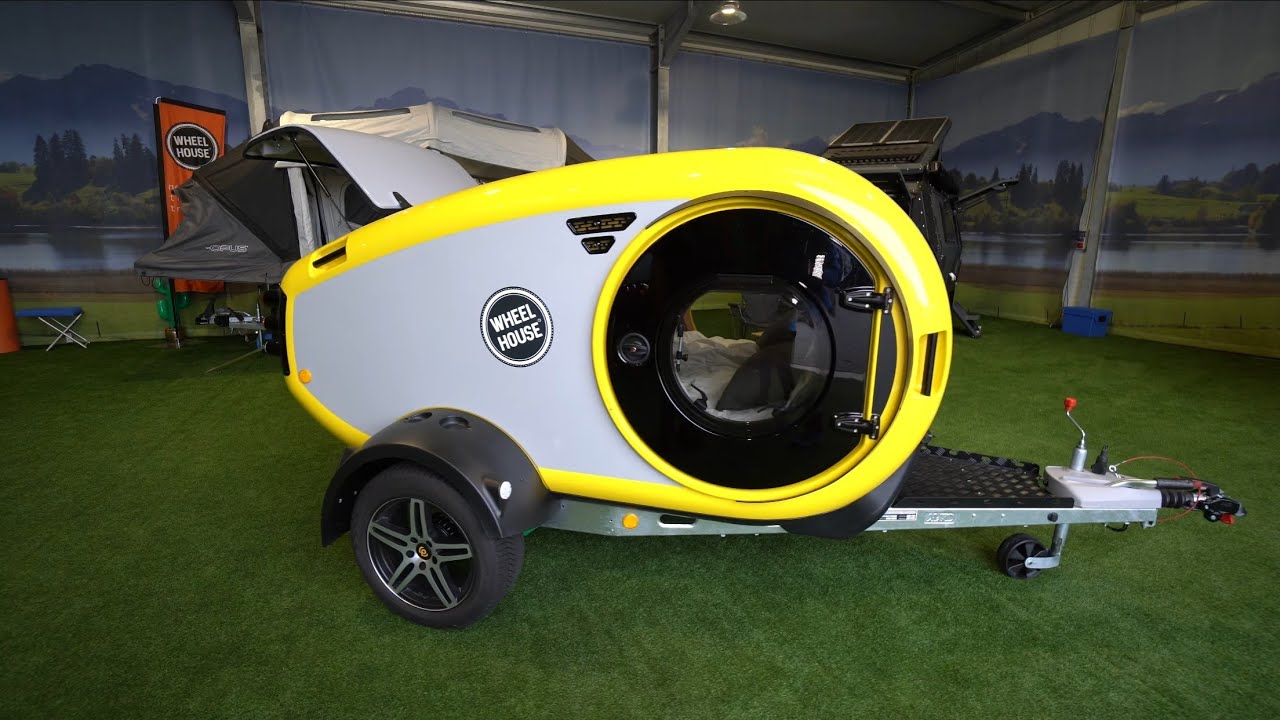 Micro Wohnwagen: Der kleinste Camper der Welt! Wheelhouse Mink Camper 2023. Aus Island für die Welt.
