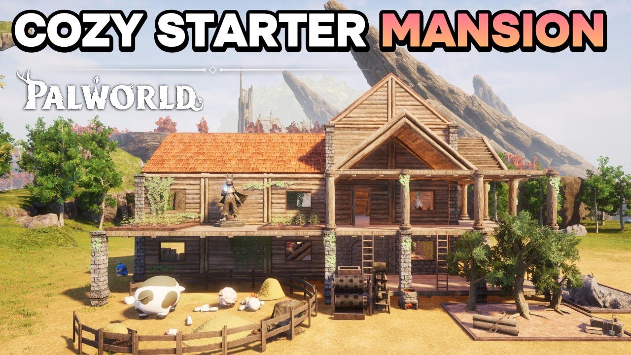 Palworld: How to build an Easy Beginner Mansion Base