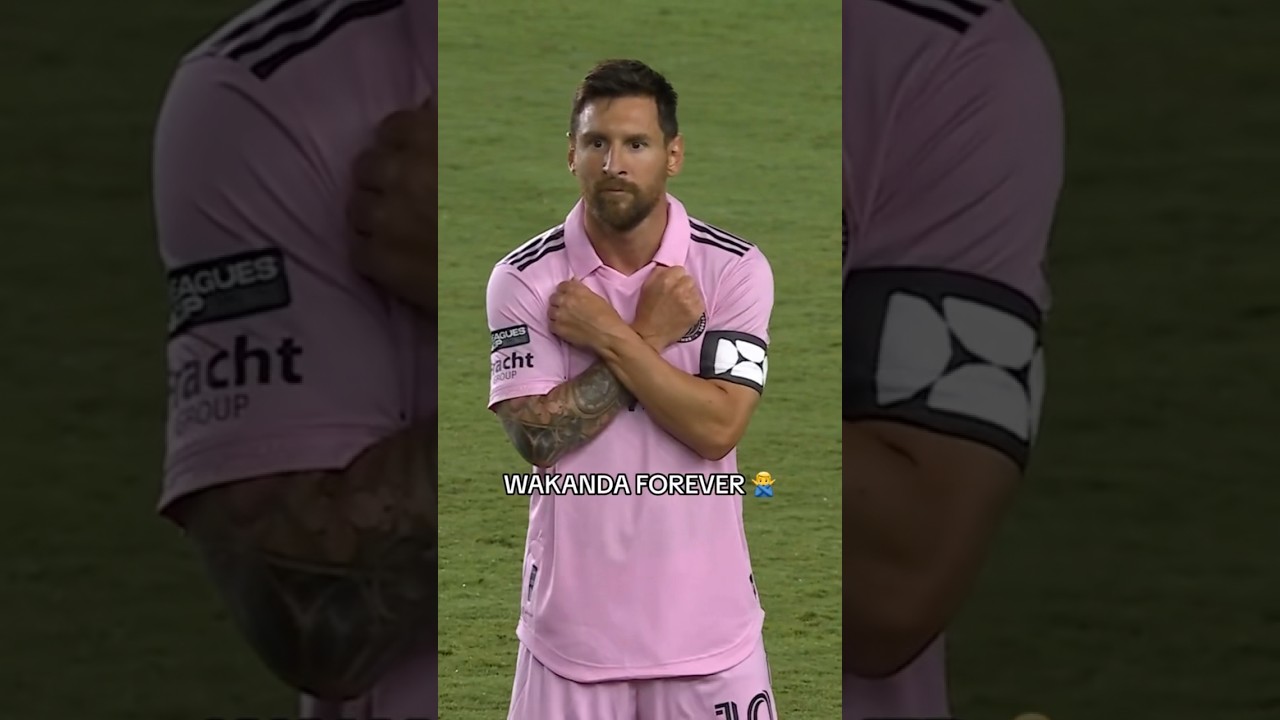 Messi hit another Marvel celebration 🙅&zwj;♂️