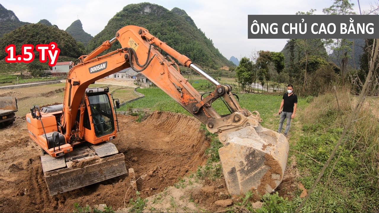 Ngắm Nhìn Máy Xúc DOOSAN DX140W ACE Độ 1.5 Tỷ Đồng Của Ông Chủ Cao Bằng Sau 2 Năm Sử Dụng