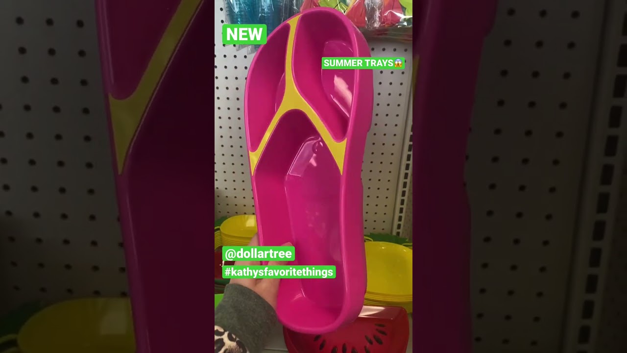 NEW SUMMER TRAYS @dollartree #dollartreecommunity #newdtsummer #dollartreefinds #DTsummer #dthaul