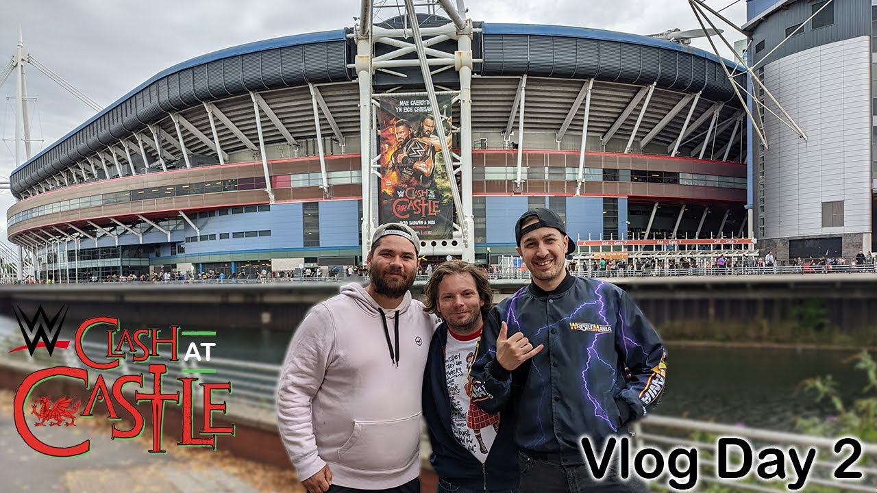WWE CLASH AT THE CASTLE VLOG DAY 2