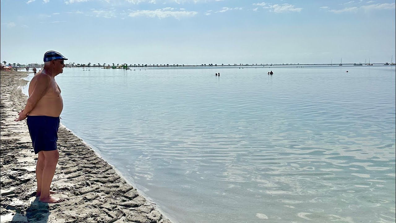 Estado del Mar Menor a 28 de julio de 2023 en San Pedro del Pinatar y Santiago de La Ribera