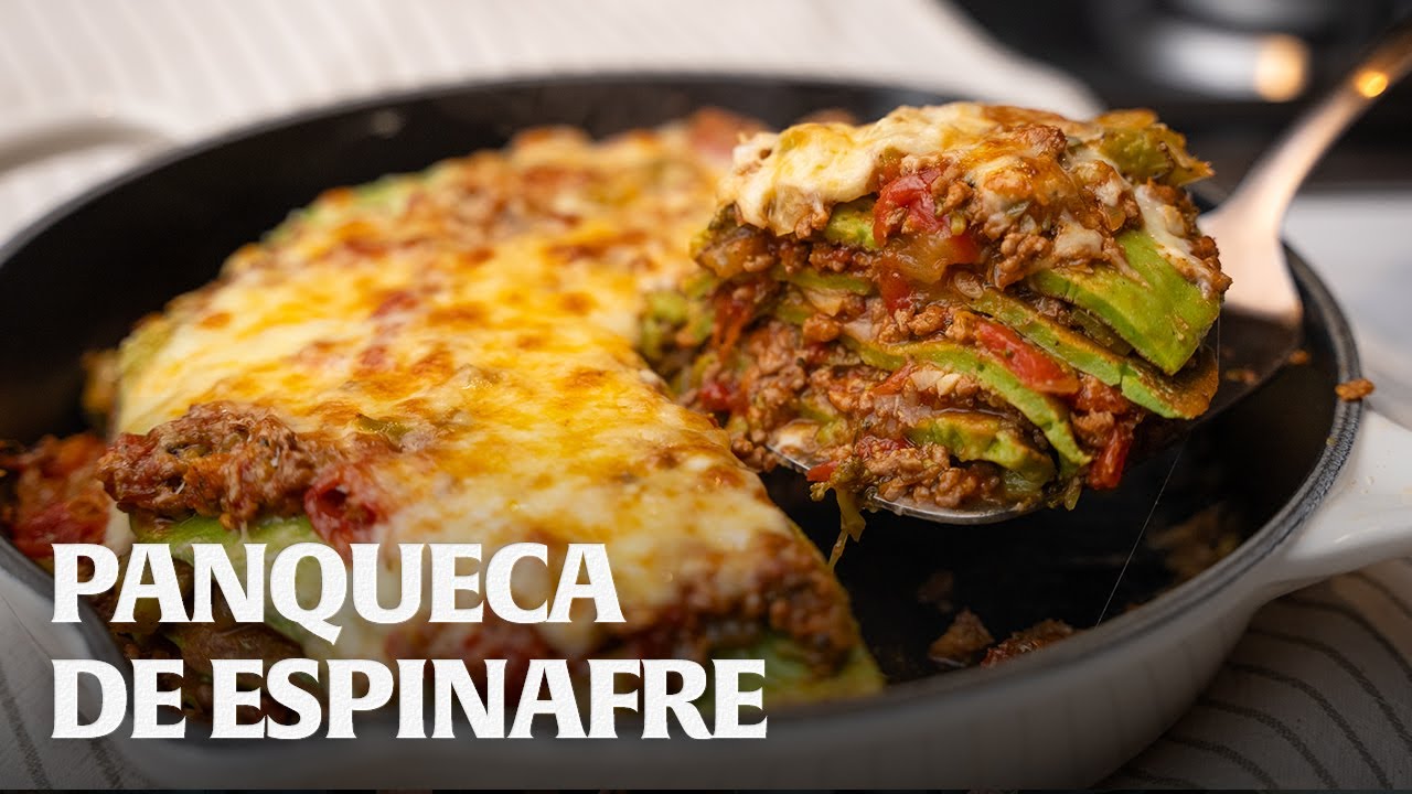 PANQUECA DE CARNE MOÍDA SAUDÁVEL PARA DIETA!