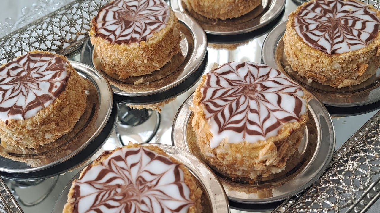 حلوة ميلفاي  مقرمش  وبنين 🍰 بحال ديال المحلات بلا ماتشريه حضريه في دارك،