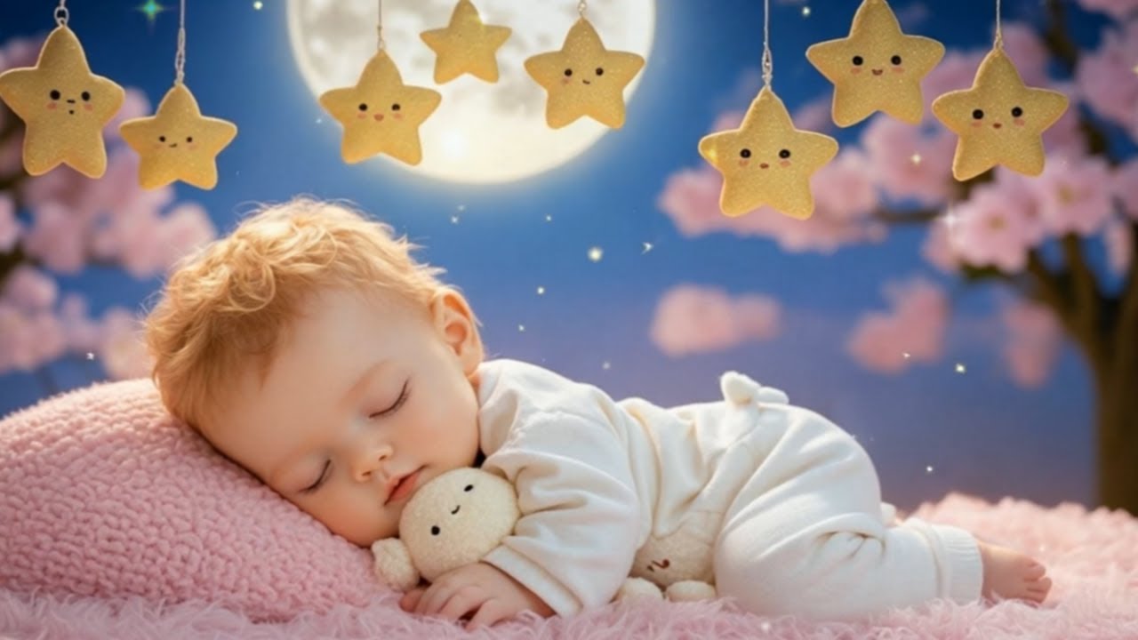 Mozart & Brahms Lullabies 💕 Sleep Instantly in 3 Minutes😴 Baby Sleep Music 🎶